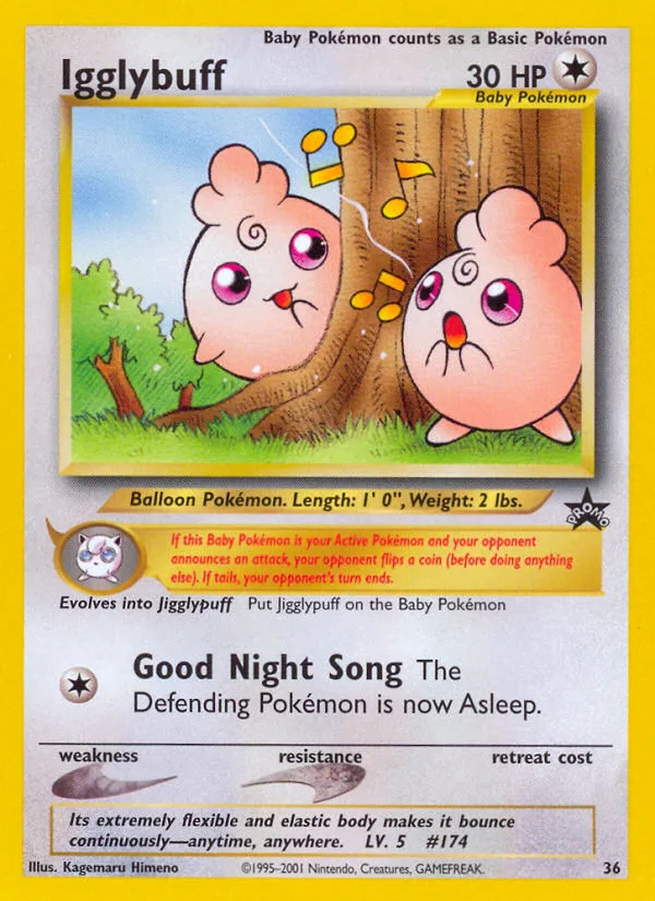 Igglybuff, Wizards Black Star Promos #36