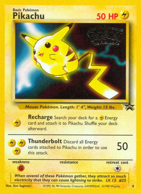 Pikachu, Wizards Black Star Promos #4