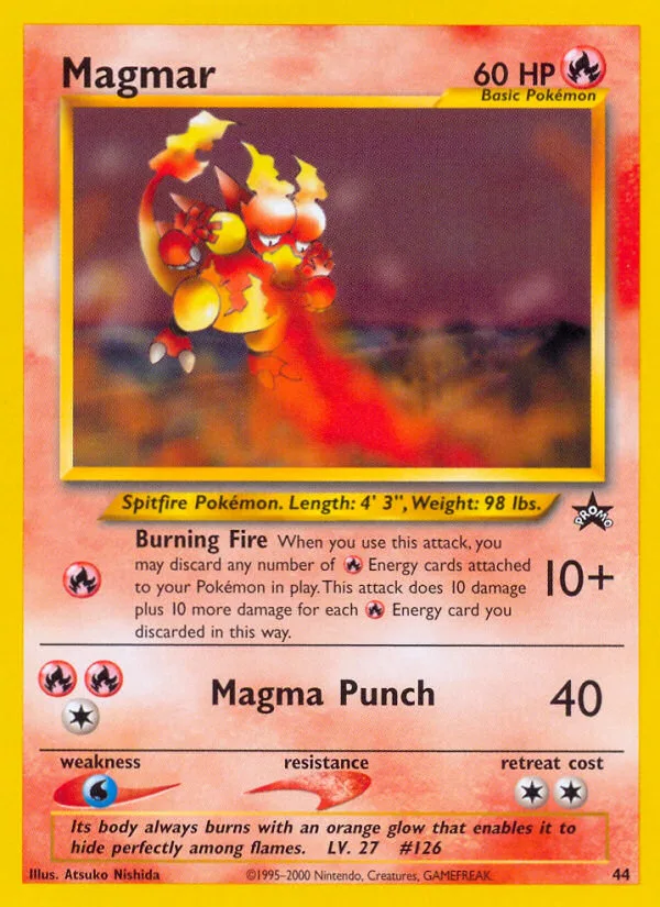 Magmar, Wizards Black Star Promos #44