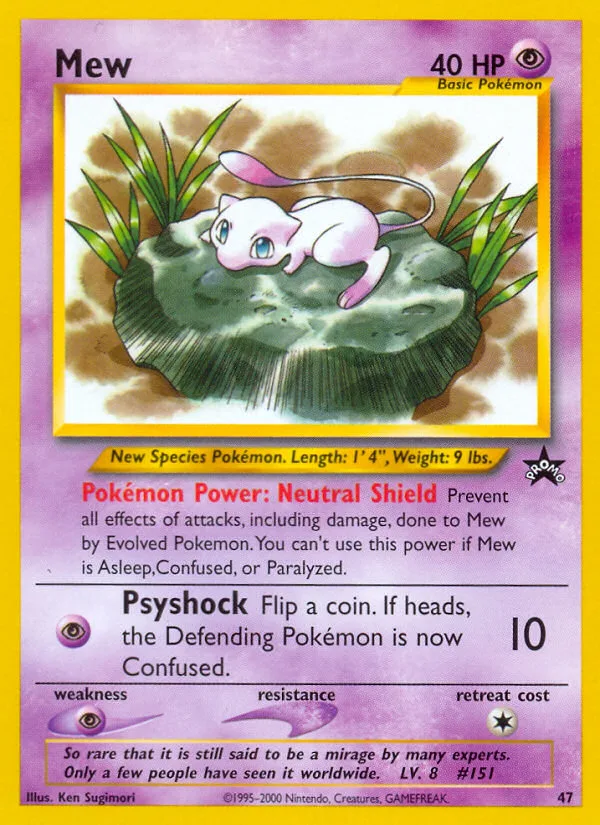 Mew, Wizards Black Star Promos #47