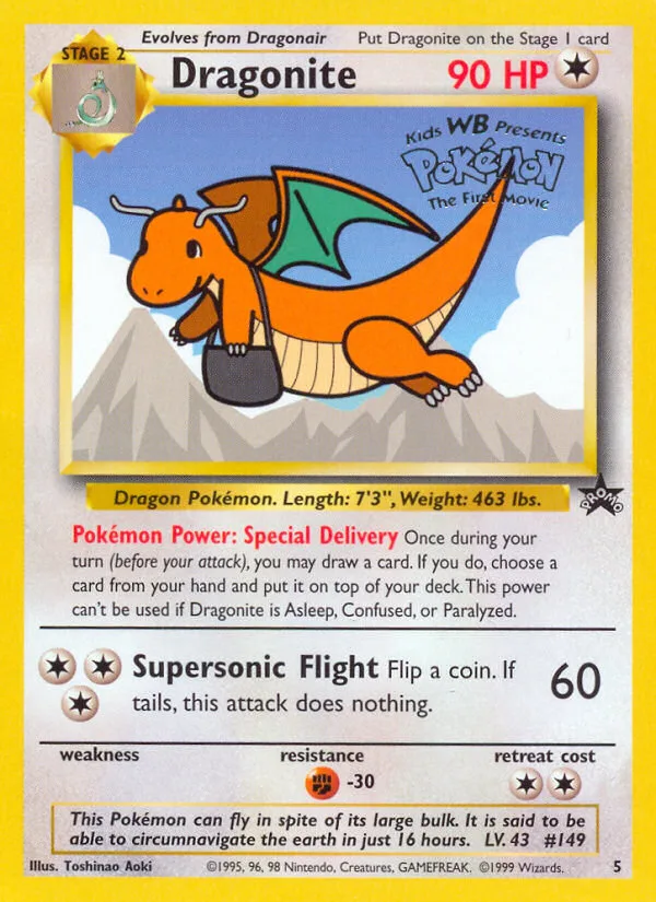 Dragonite, Wizards Black Star Promos #5