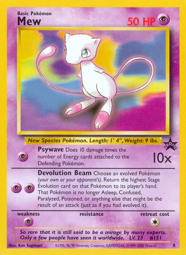 Mew, Wizards Black Star Promos #8