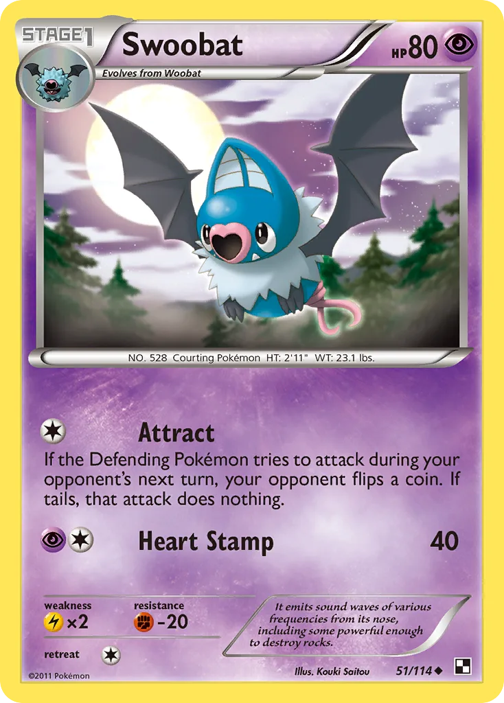 Swoobat, Black & White #51/114