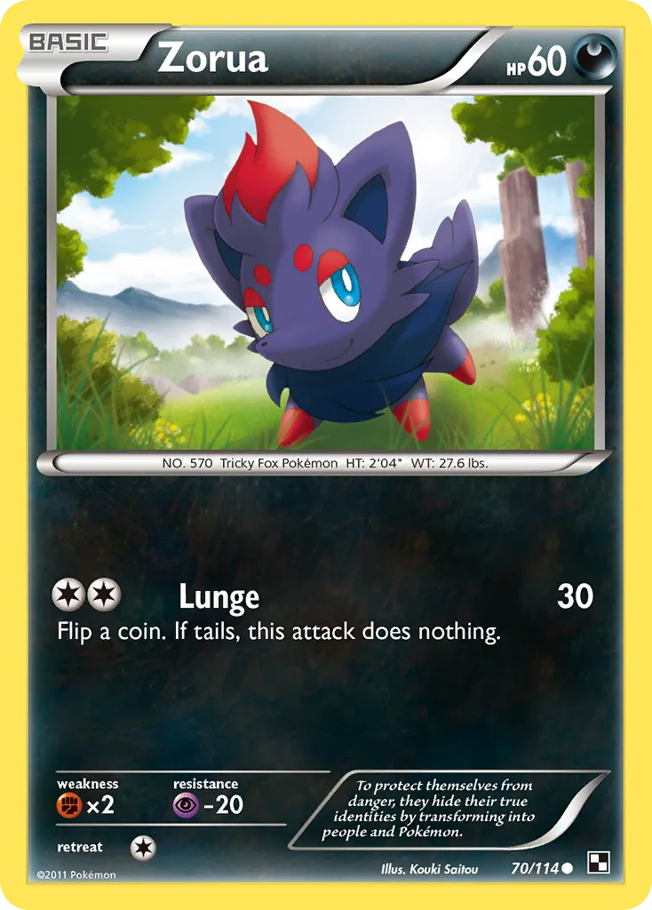 Zorua, Black & White #70/114