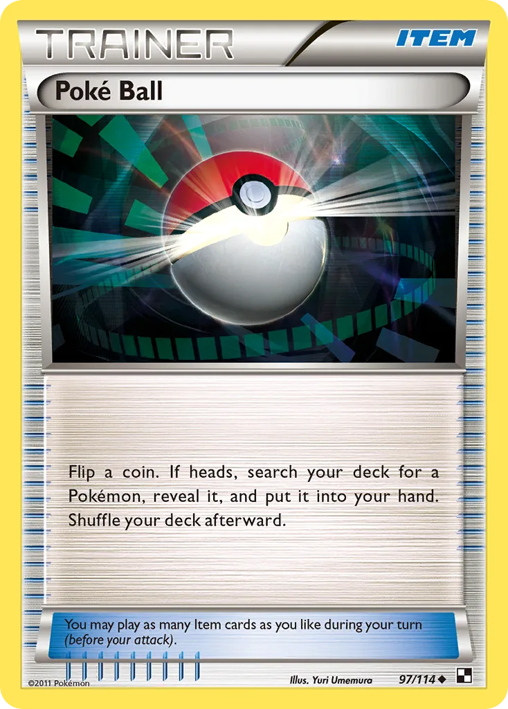 Poké Ball, Black & White #97/114