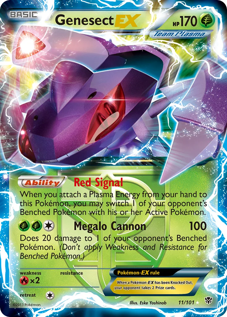 Genesect-EX, Plasma Blast #11/101