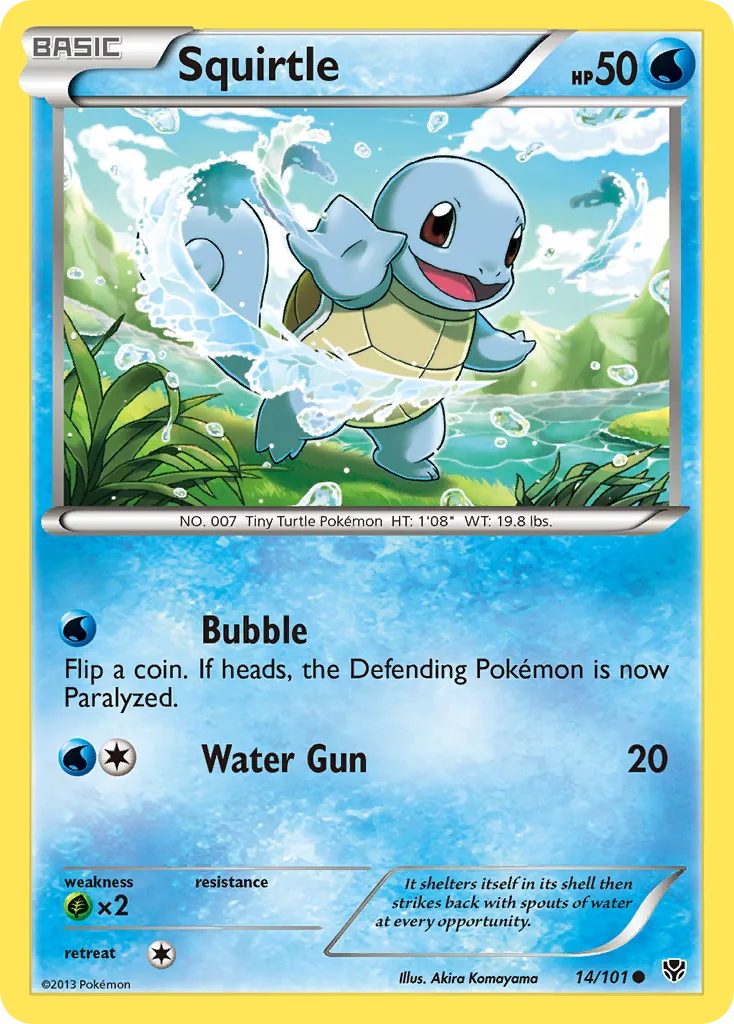 Squirtle, Plasma Blast #14/101