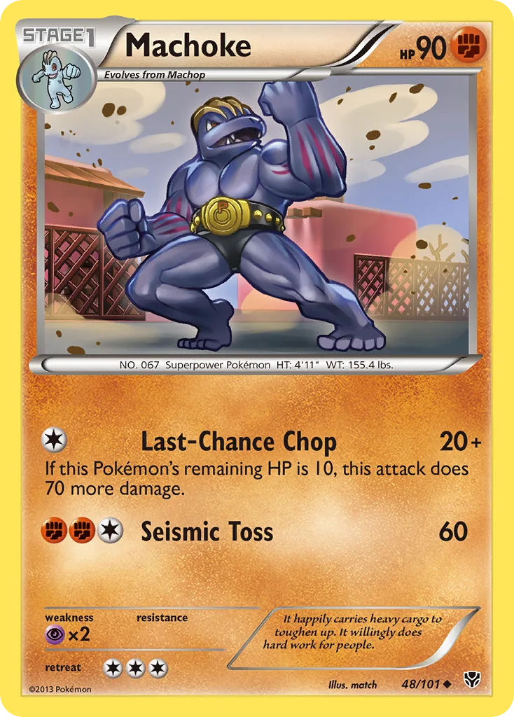Machoke, Plasma Blast #48/101