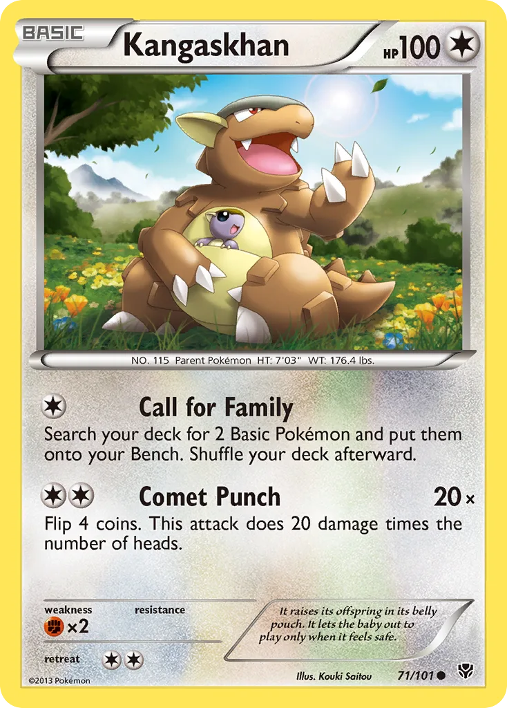 Kangaskhan, Plasma Blast #71/101
