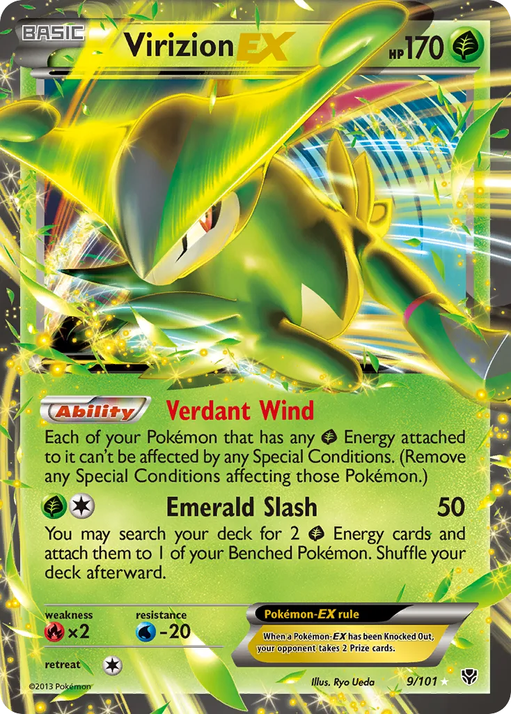 Virizion-EX, Plasma Blast #9/101