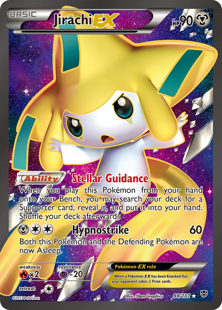 Jirachi-EX, Plasma Blast #98/101