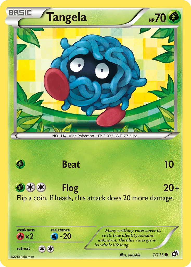 Tangela, Legendary Treasures #1/113