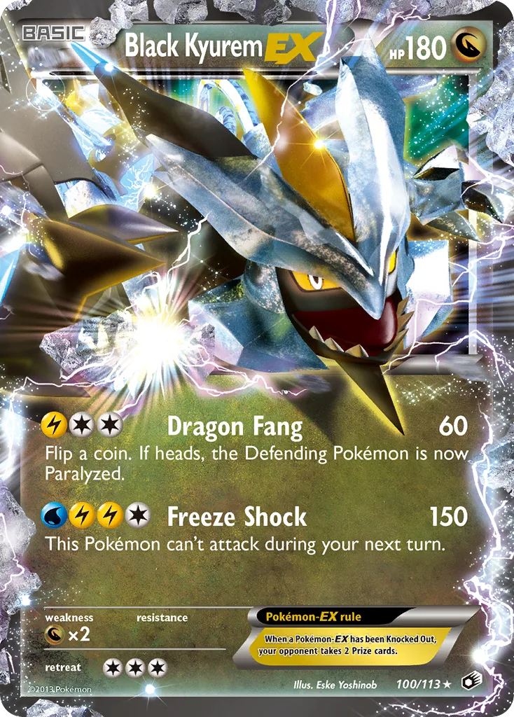 Black Kyurem-EX, Legendary Treasures #100/113