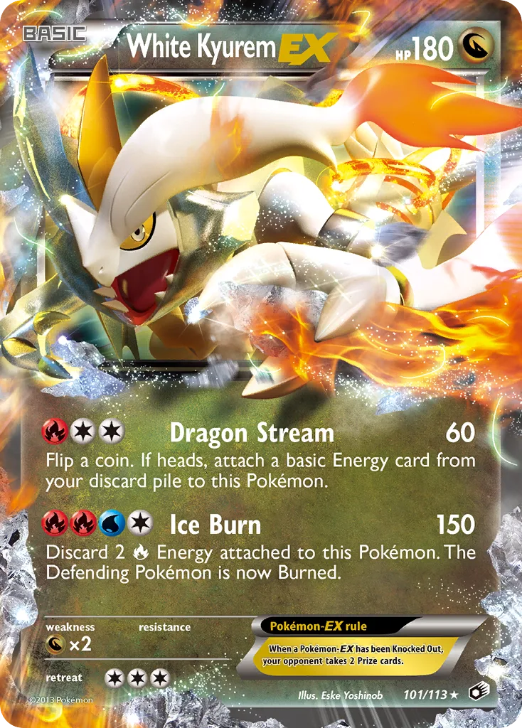 White Kyurem-EX, Legendary Treasures #101/113