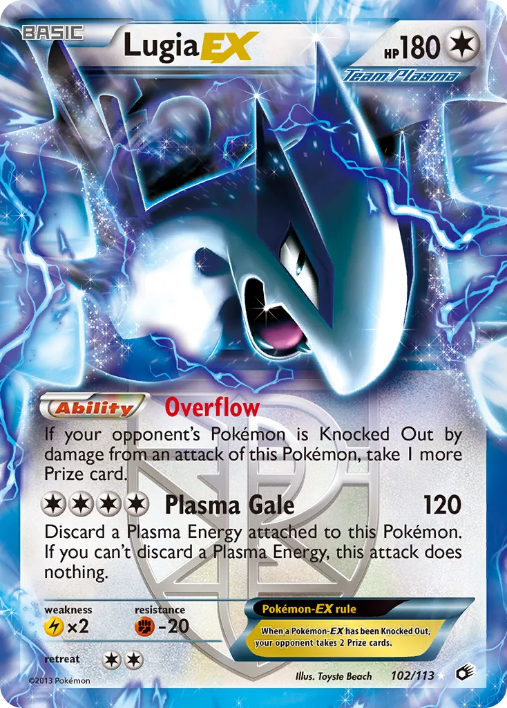 Lugia-EX, Legendary Treasures #102/113