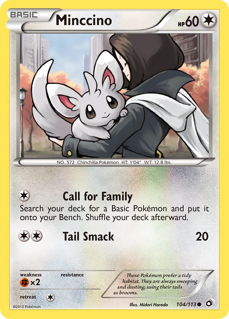 Minccino, Legendary Treasures #104/113