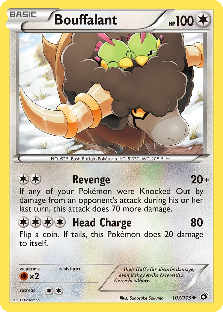Bouffalant, Legendary Treasures #107/113