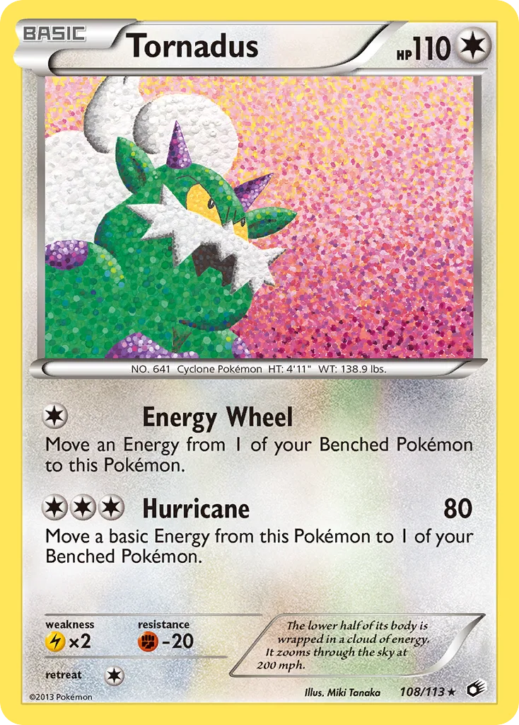 Tornadus, Legendary Treasures #108/113