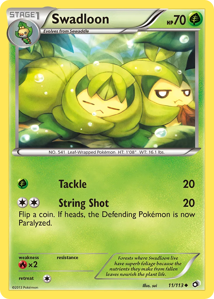 Swadloon, Legendary Treasures #11/113