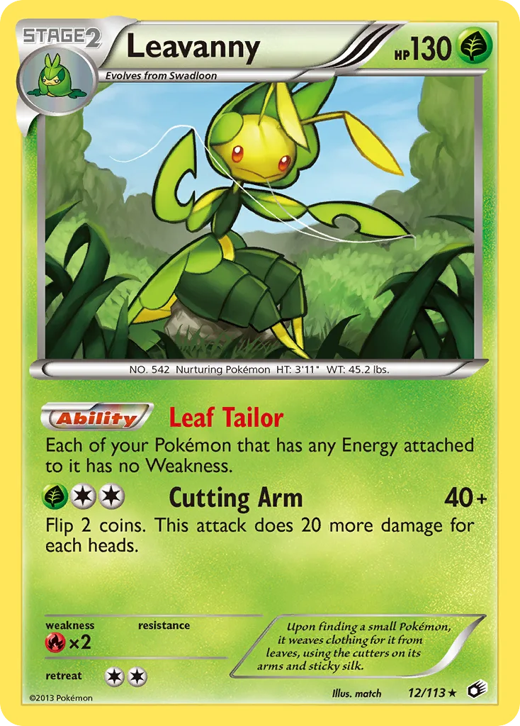 Leavanny, Legendary Treasures #12/113
