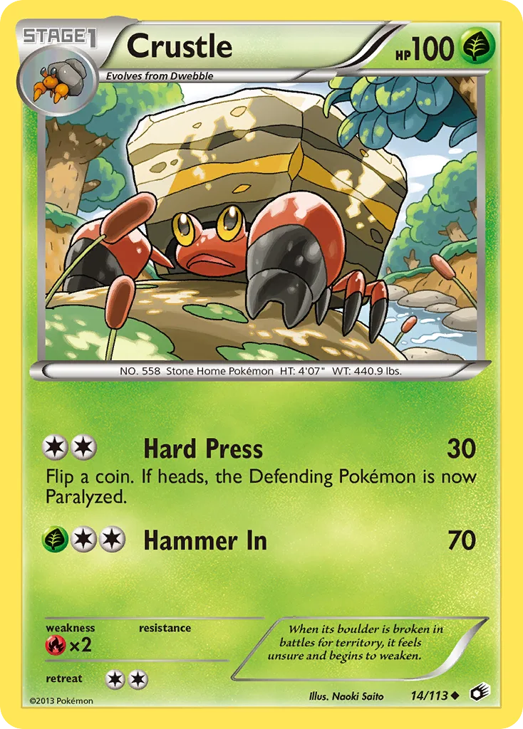 Crustle, Legendary Treasures #14/113