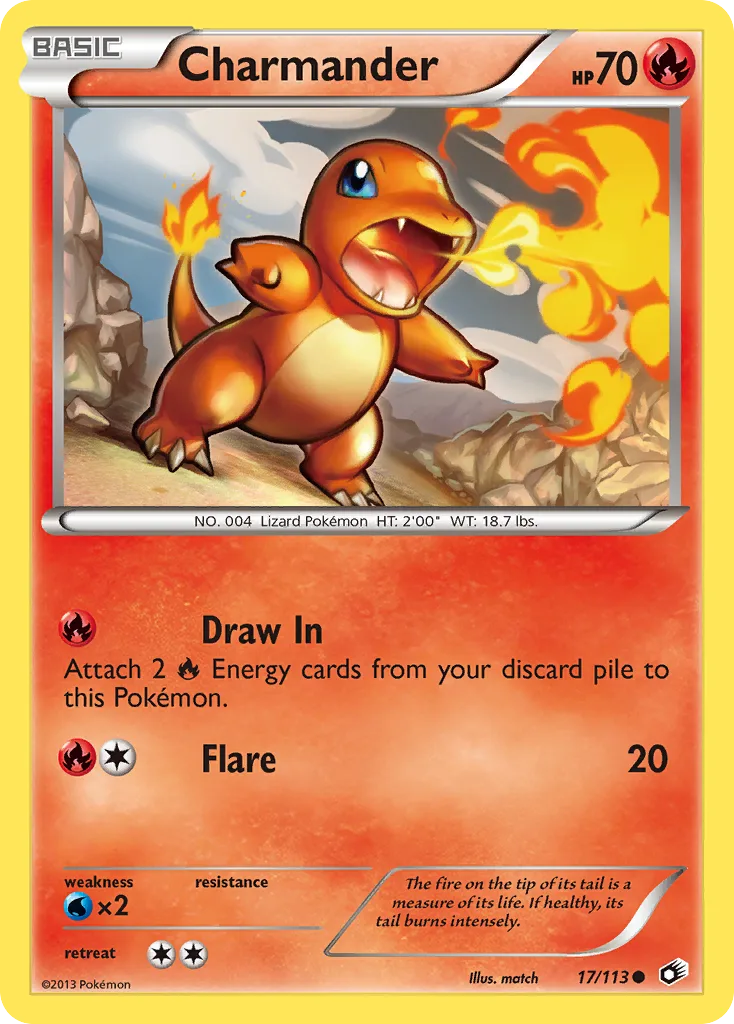 Charmander, Legendary Treasures #17/113