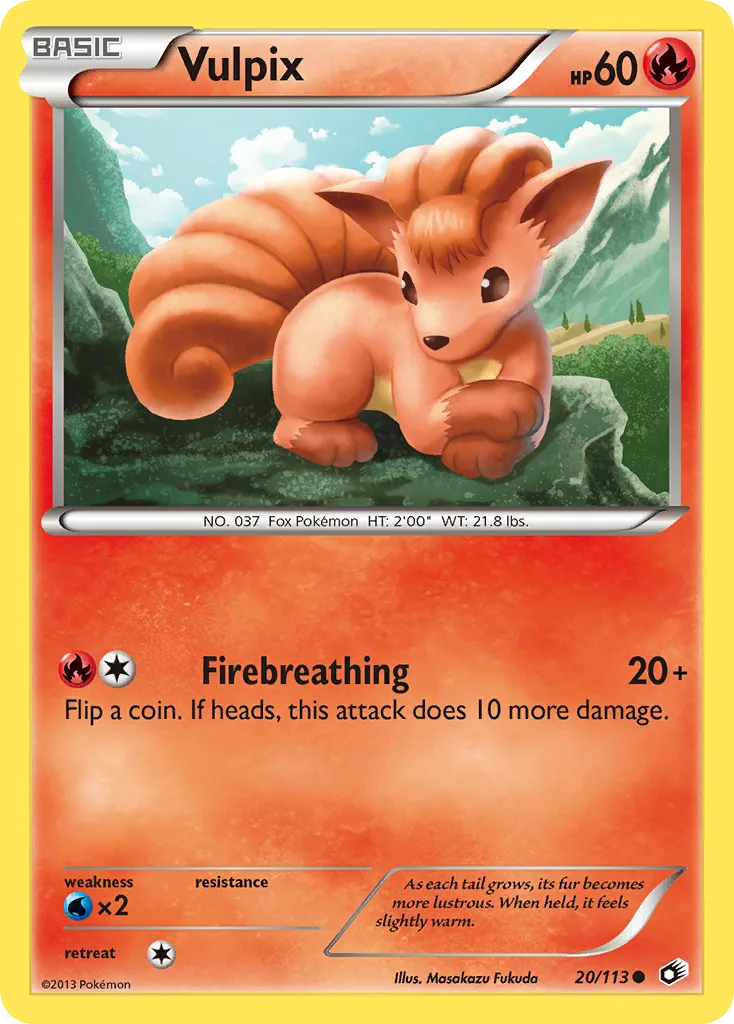Vulpix, Legendary Treasures #20/113