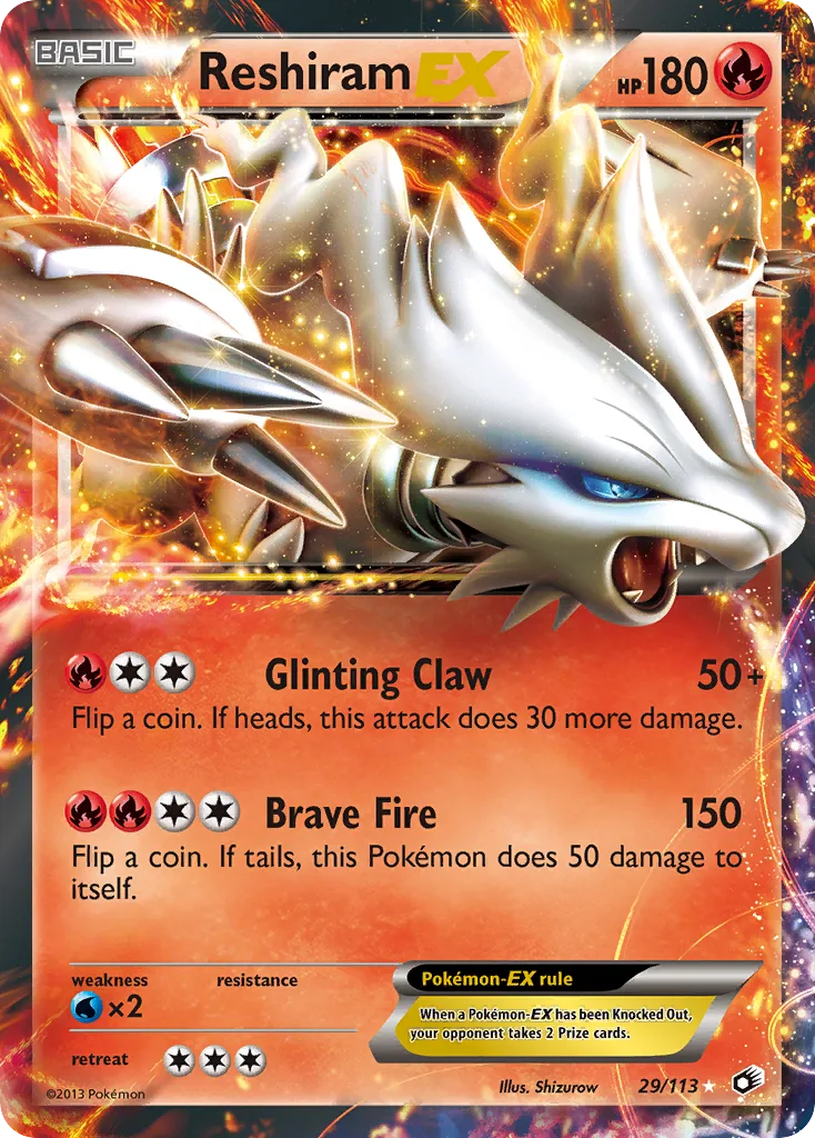 Reshiram-EX, Legendary Treasures #29/113