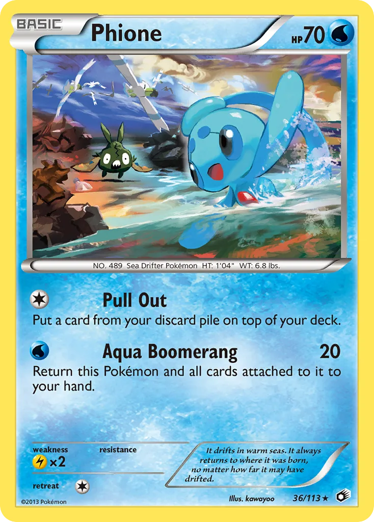 Phione, Legendary Treasures #36/113