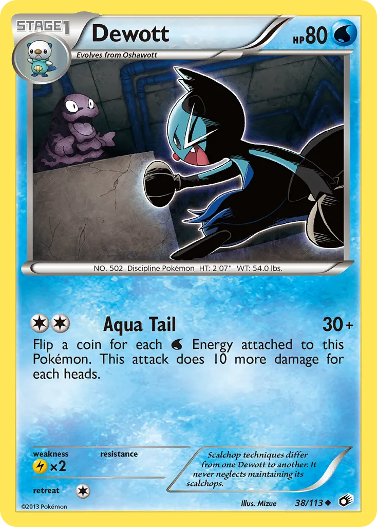Dewott, Legendary Treasures #38/113