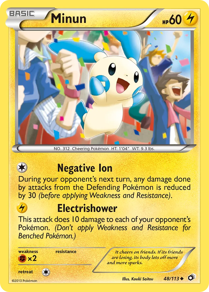 Minun, Legendary Treasures #48/113