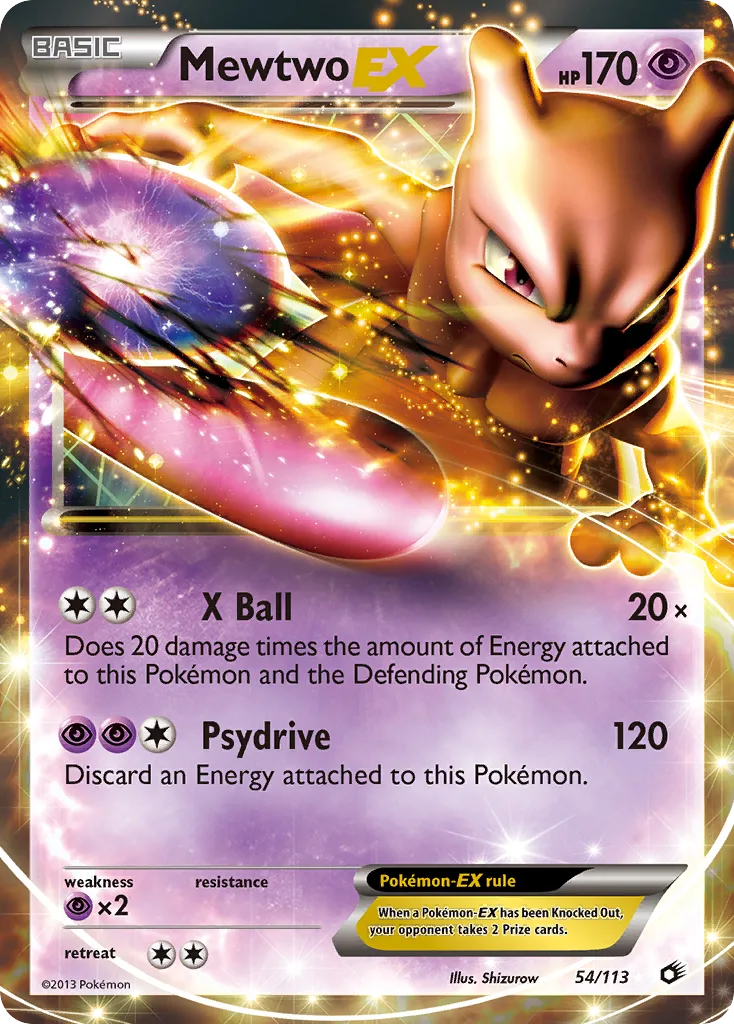 Mewtwo-EX, Legendary Treasures #54/113