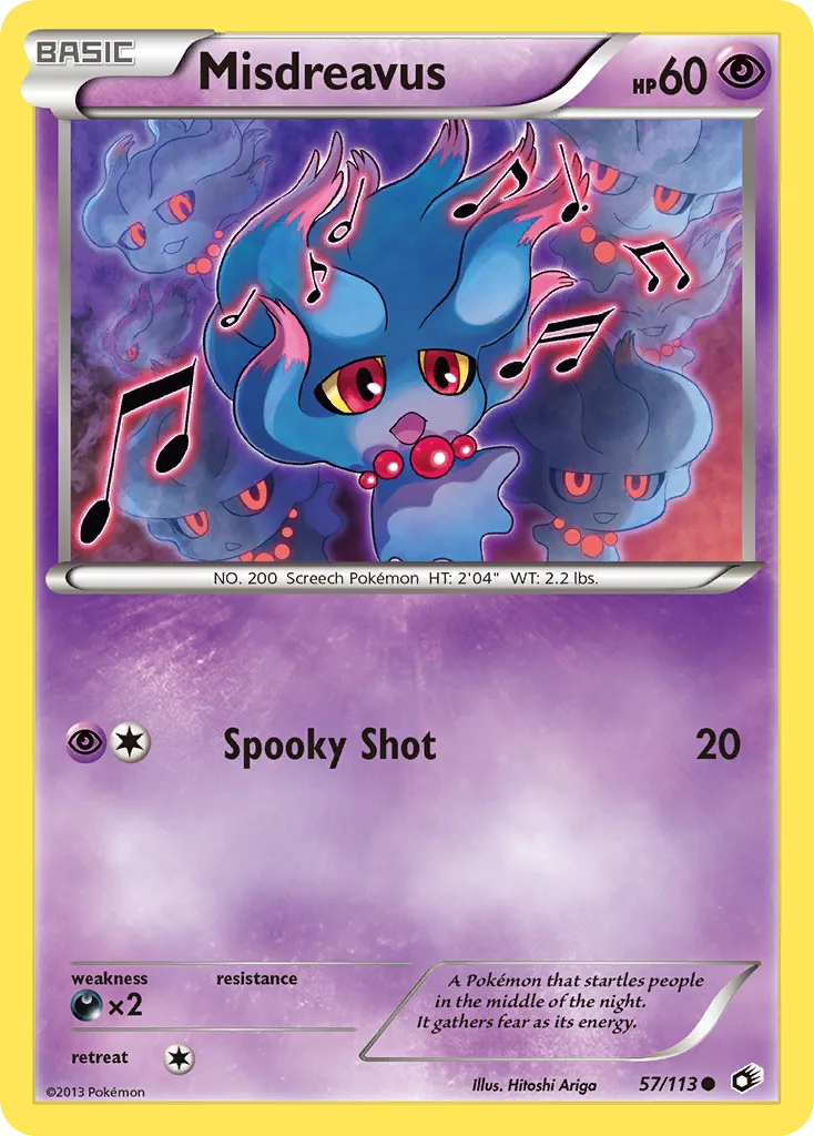 Misdreavus, Legendary Treasures #57/113