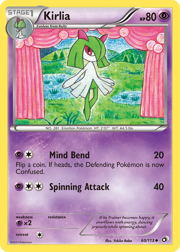 Kirlia, Legendary Treasures #60/113