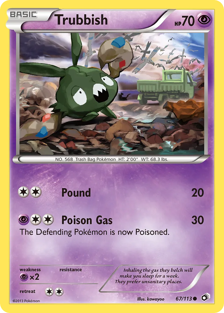Trubbish, Legendary Treasures #67/113