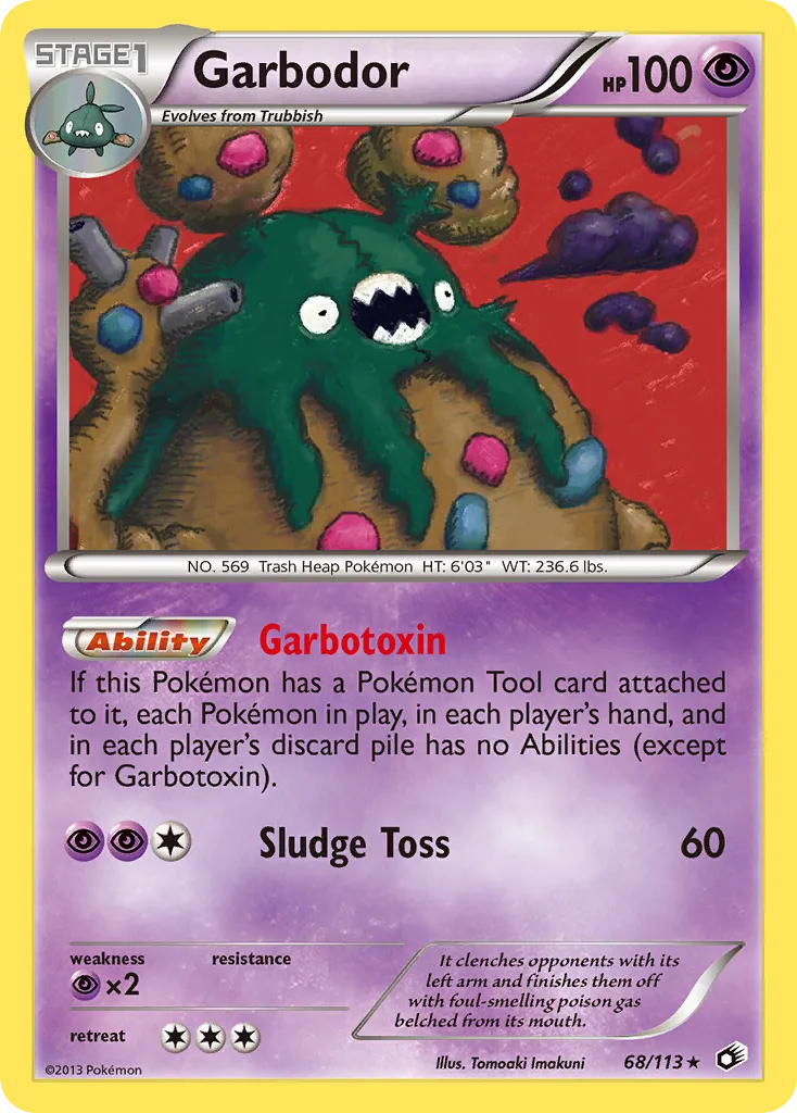 Garbodor, Legendary Treasures #68/113