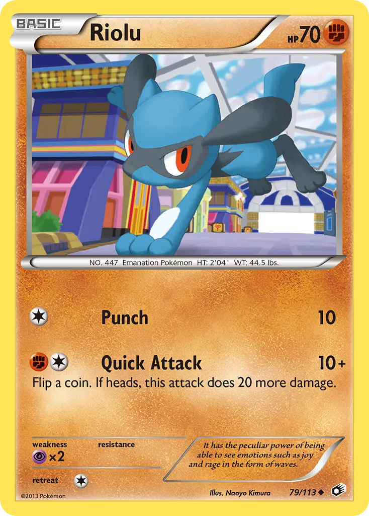 Riolu, Legendary Treasures #79/113