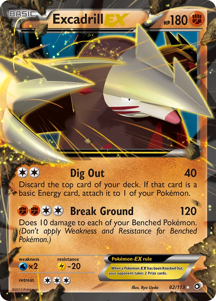 Excadrill-EX, Legendary Treasures #82/113