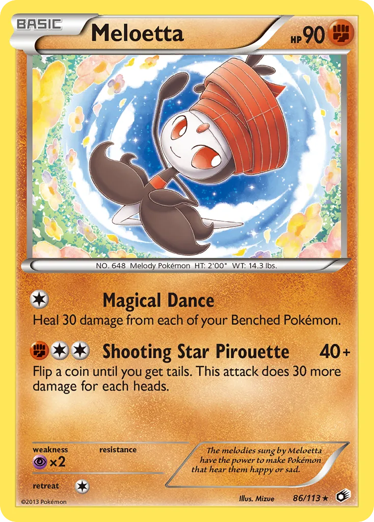 Meloetta, Legendary Treasures #86/113