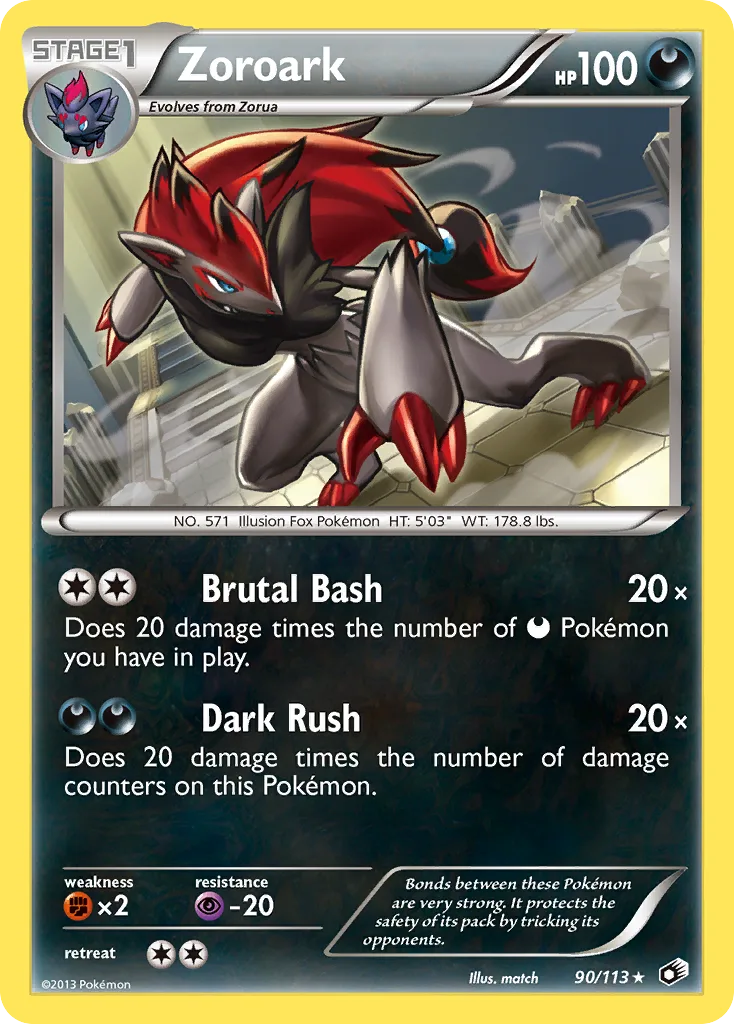 Zoroark, Legendary Treasures #90/113