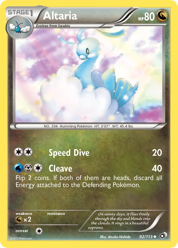 Altaria, Legendary Treasures #92/113