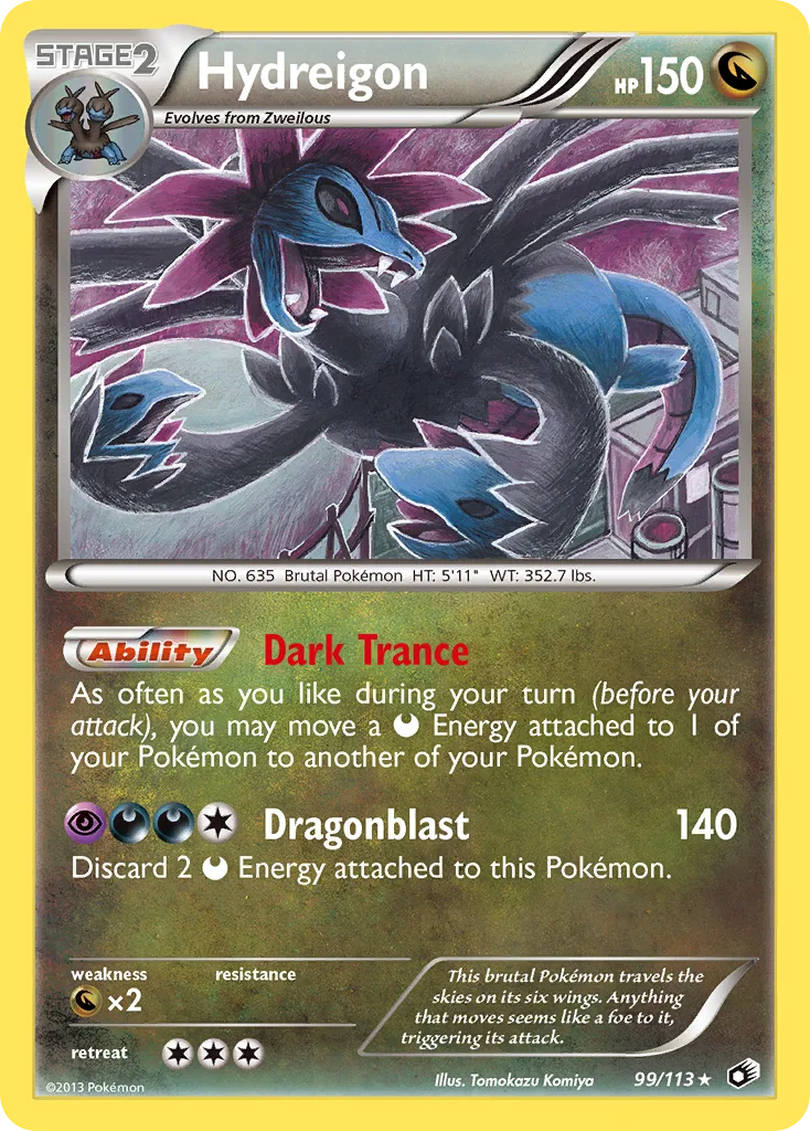 Hydreigon, Legendary Treasures #99/113