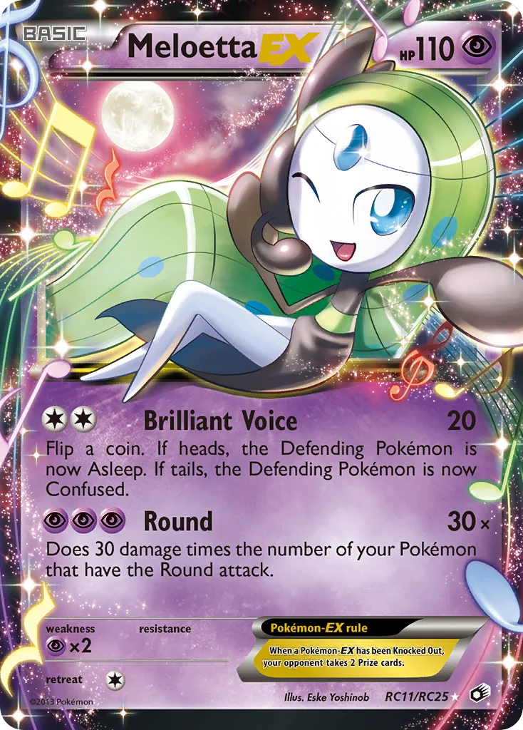 Meloetta-EX, Legendary Treasures #RC11/RC25
