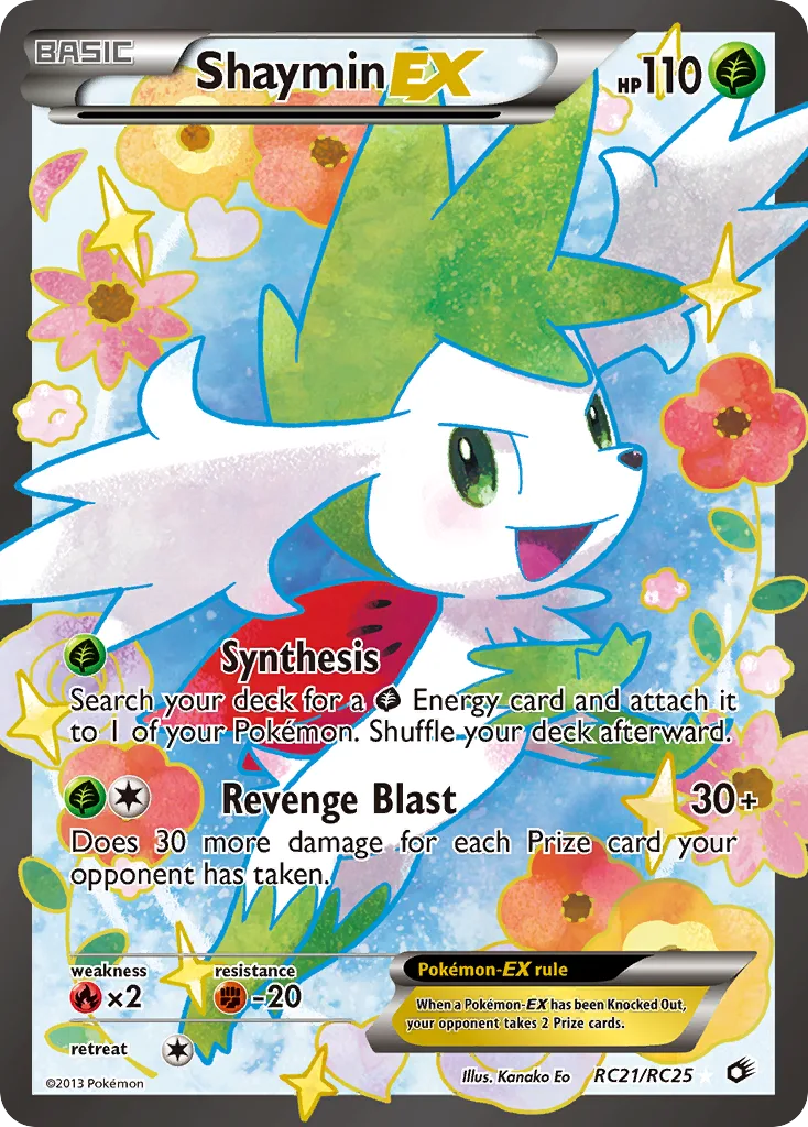 Shaymin-EX, Legendary Treasures #RC21/RC25