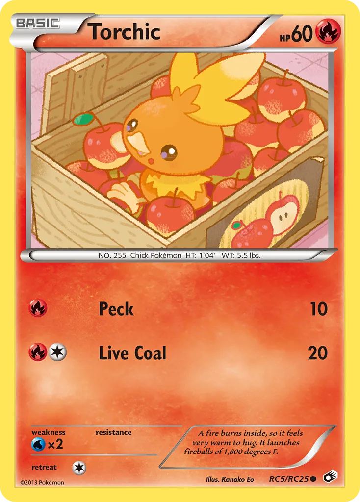 Torchic, Legendary Treasures #RC5/RC25
