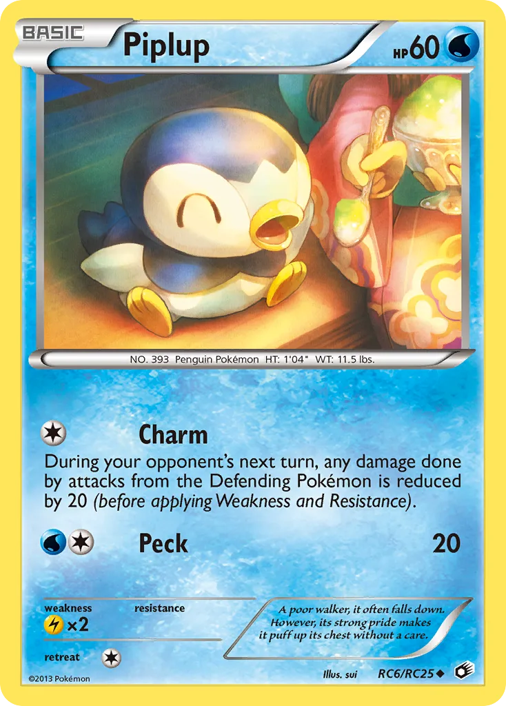 Piplup, Legendary Treasures #RC6/RC25