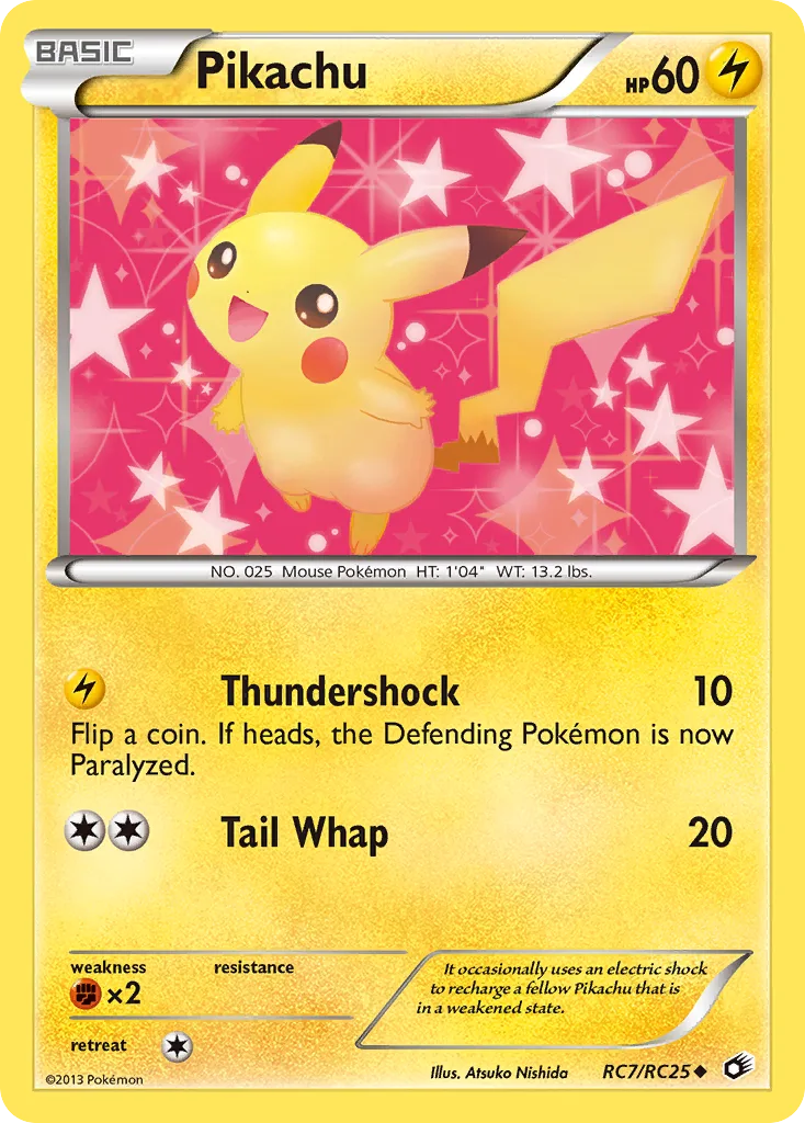 Pikachu, Legendary Treasures #RC7/RC25