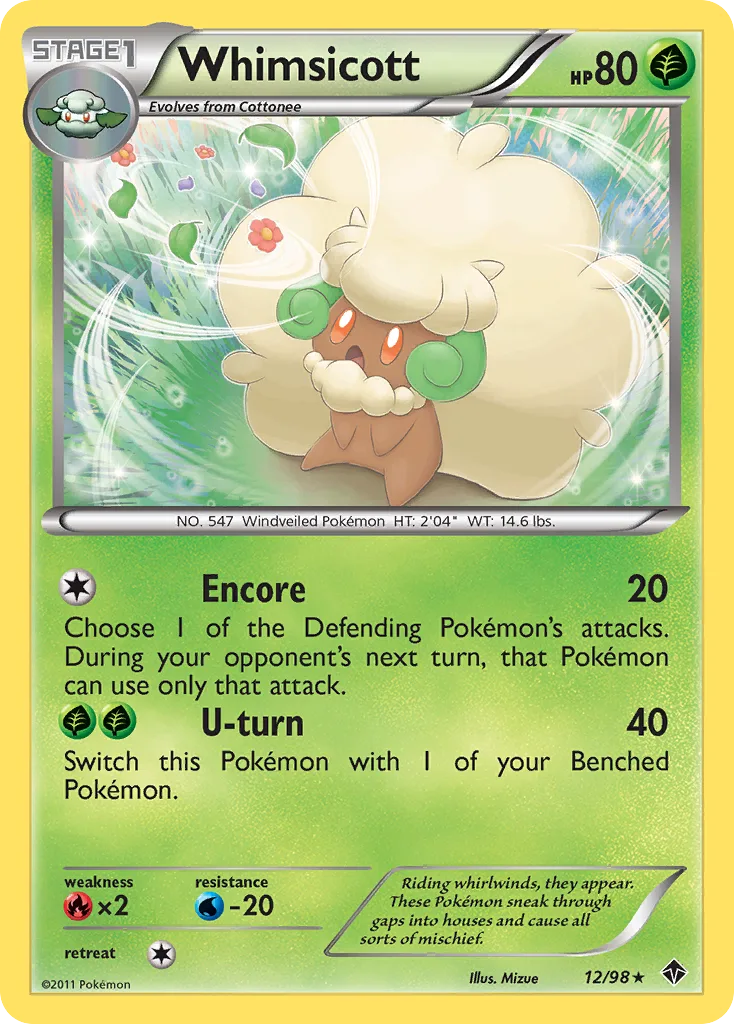 Whimsicott, Emerging Powers #12/98