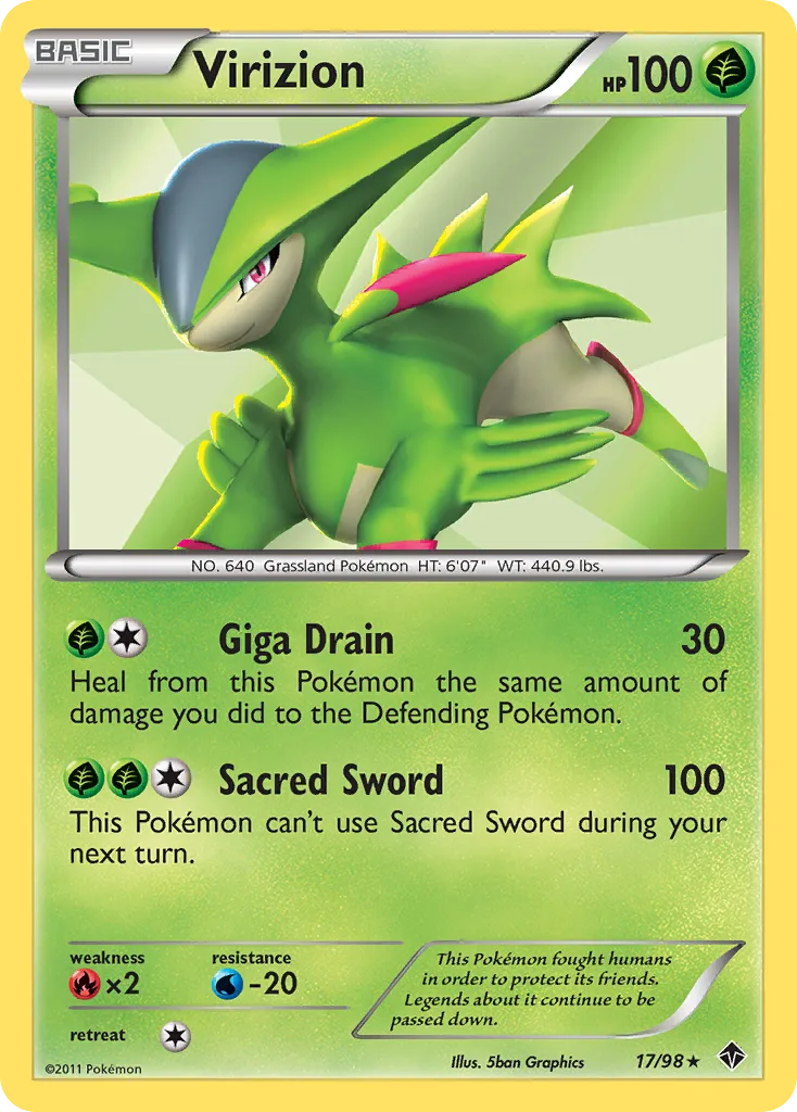 Virizion, Emerging Powers #17/98