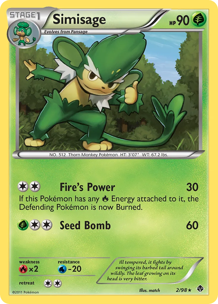 Simisage, Emerging Powers #2/98